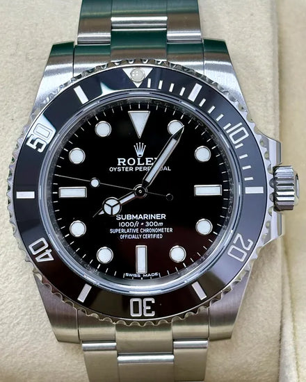 2017 Rolex Submariner No Date 40MM Black Dial Oyster Bracelet (114060)