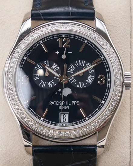 2024 Patek Philippe Complications 39MM Blue Dial Leather Strap (5147G-001)