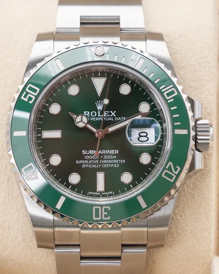 2019 Rolex Submariner Date "Hulk" 40MM Green Dial Oyster Bracelet (116610LV)