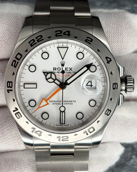 2020 Rolex Explorer II "Polar" 42MM White Dial Oyster Bracelet (216570)