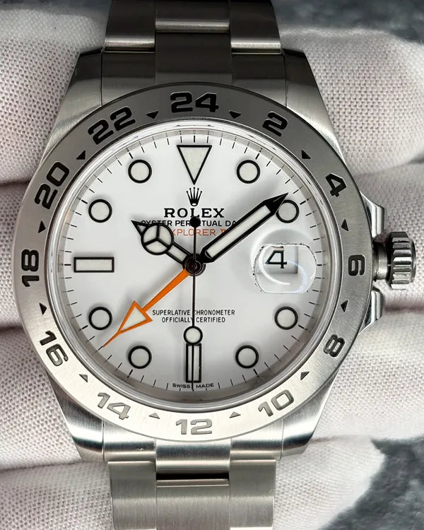 2020 Rolex Explorer II "Polar" 42MM White Dial Oyster Bracelet (216570)