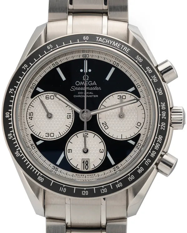 Omega Speedmaster Racing 40MM Black Dial Steel Bracelet (326.30.40.50.01.002)