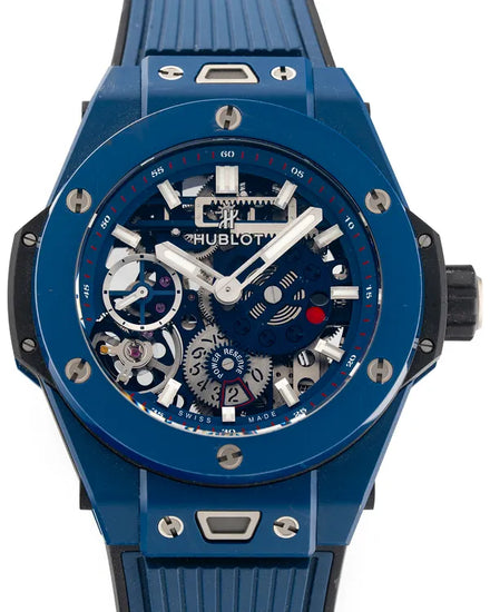 2020 Hublot Big Bang Meca-10 45MM Skeleton Dial Rubber Strap (414.EX.5123.RX)