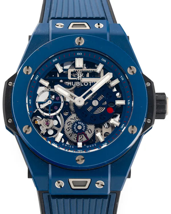 2020 Hublot Big Bang Meca-10 45MM Skeleton Dial Rubber Strap (414.EX.5123.RX)