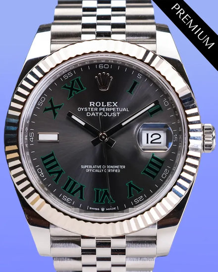 2025 Rolex Datejust "Wimbledon" 41MM Slate Dial Jubilee Bracelet (126334)