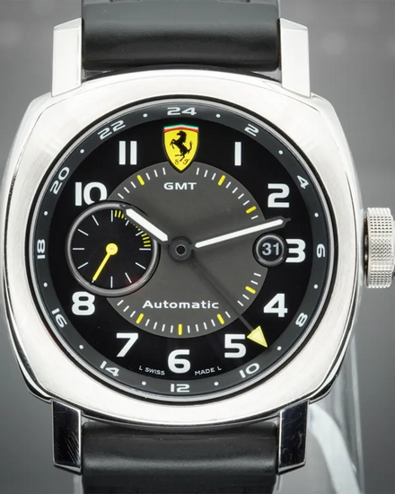 Panerai Ferrari 45MM Black Dial Rubber Strap (FER00009)