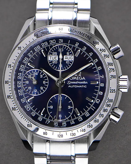 Omega Speedmaster Day Date 39MM Blue Dial Steel Bracelet (3523.80.00)