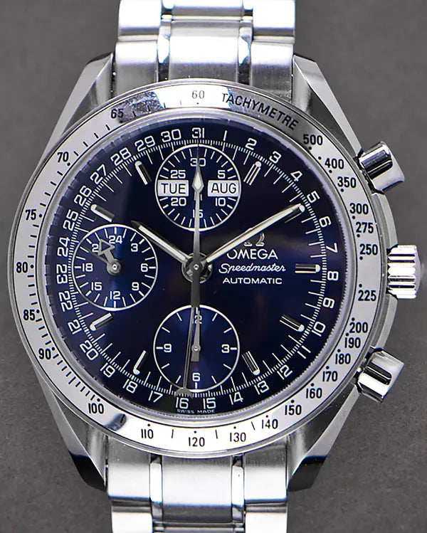 Omega Speedmaster Day Date 39MM Blue Dial Steel Bracelet (3523.80.00)