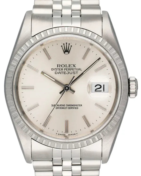 Rolex Datejust 36MM Silver Dial Jubilee Bracelet (16220)