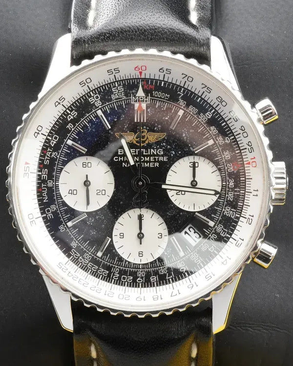 2007 Breitling Navitimer 41.8MM Black Dial Leather Strap (A2332212/B635)