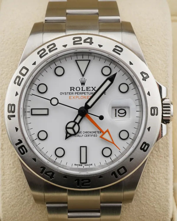 2018 Rolex Explorer II "Polar" 42MM White Dial Oyster Bracelet (216570)