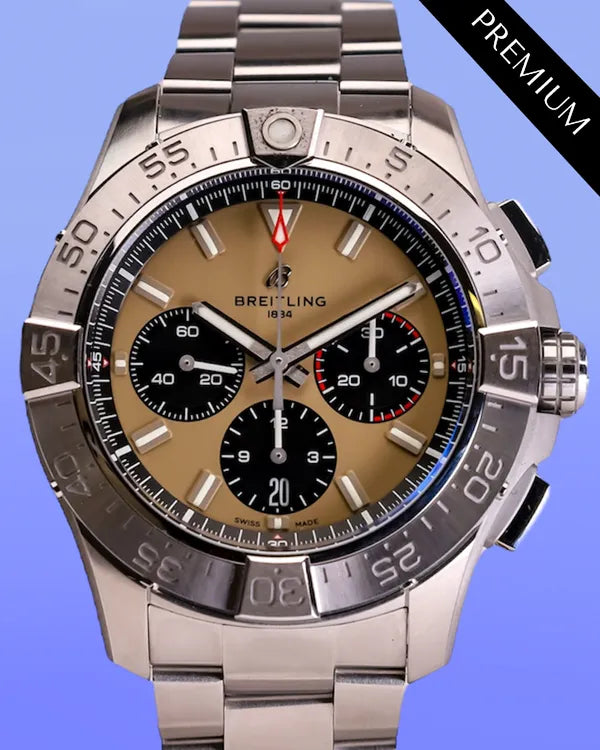No Reserve - 2025 Breitling Avenger 44MM Brown Dial Steel Bracelet (AB0147)