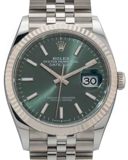 2025 Rolex Datejust 36MM Green Dial Jubilee Bracelet (126234)