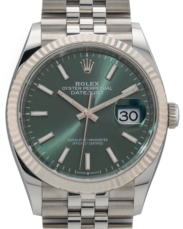 2025 Rolex Datejust 36MM Green Dial Jubilee Bracelet (126234)