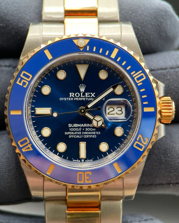 2021 Rolex Submariner "Bluesy" 41MM Blue Dial Two-Tone Oyster Bracelet (126613LB)