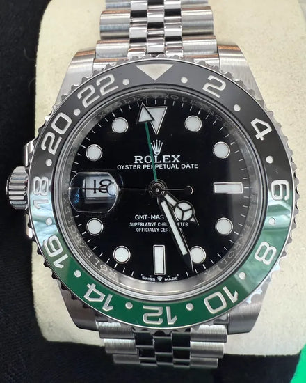 2025 Rolex GMT-Master II "Sprite" 40MM Black Dial Jubilee Bracelet (126720VTNR)