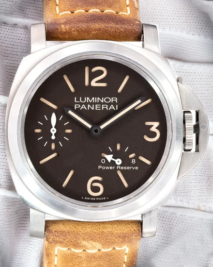2021 Panerai Luminor 8 Days 44MM Brown Dial Leather Strap (PAM00797)