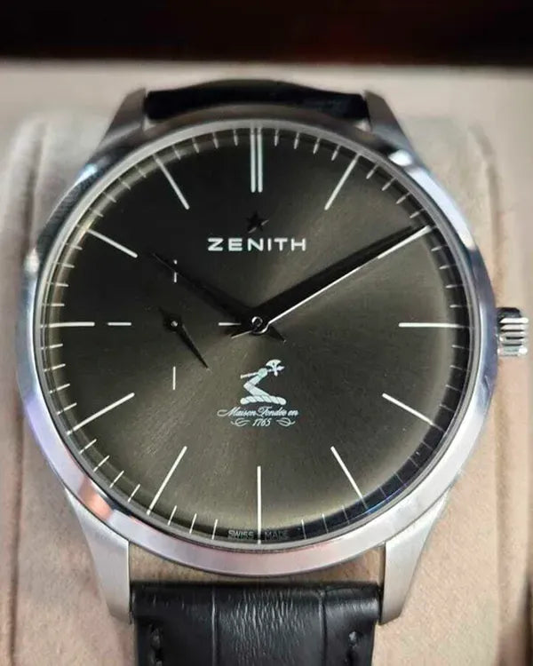 Zenith Elite Ultra Thin "Hennessy" S.E. 40MM Brown Dial Leather Strap (03.2017.681/27.C493)