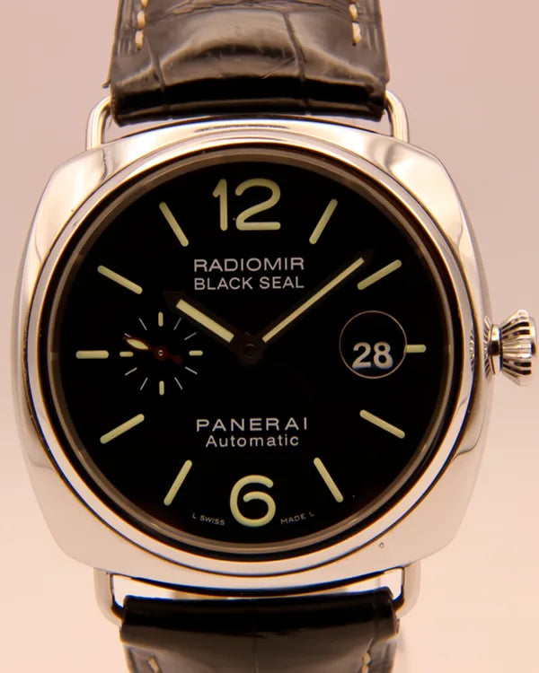 Panerai Radiomir Black Seal 45MM Black Dial Leather Strap (PAM00287)