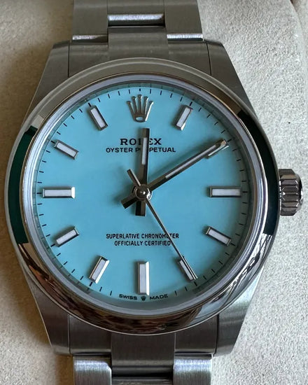 2025 Rolex Oyster Perpetual 31MM Turquoise Dial Oyster Bracelet (277200)