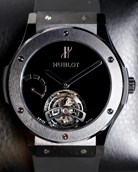 Hublot Classic Fusion Yoshida Tourbillon L.E. 42MM Black Dial Rubber Strap (505.CM.1470.RX.MYOS)