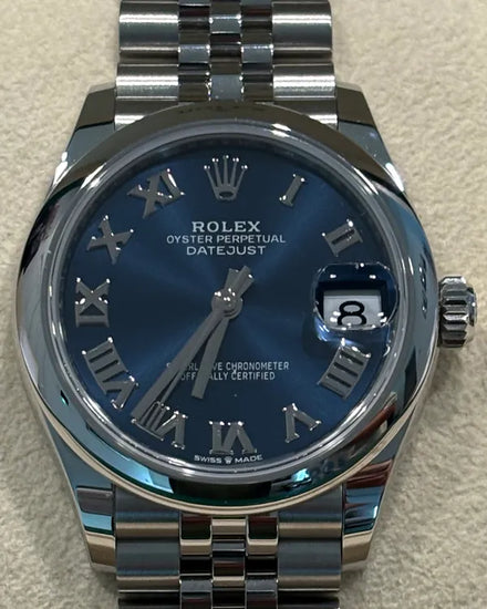 2022 Rolex Datejust 31MM Blue Dial Super Jubilee Bracelet (278240)