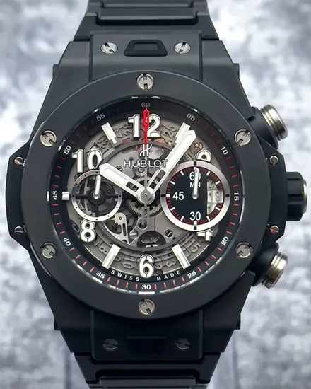 2017 Hublot Big Bang Unico 45MM Skeleton Dial Ceramic Bracelet (411.CI.1170.CI)