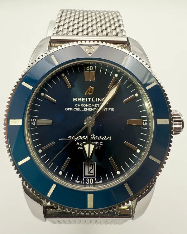 Breitling Superocean Heritage II 42MM Blue Dial Steel Bracelet (AB2010161C1A1)