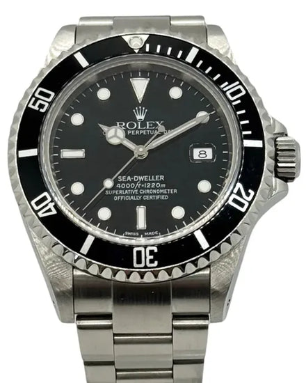 Rolex Sea-Dweller 4000 40MM Black Dial Oyster Bracelet (16600)
