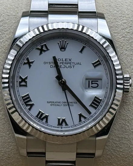 2020 Rolex Datejust 36MM White Dial Oyster Bracelet (126234)
