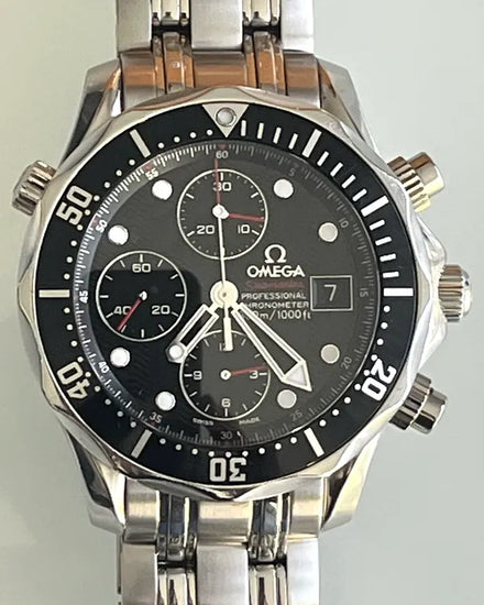 Omega Seamaster Diver 300M 41.5MM Black Dial Steel Bracelet (213.30.42.40.01.001)