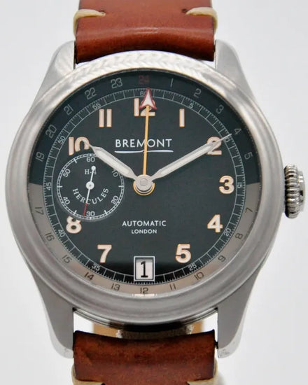 Bremont H-4 Hercules Airco Mach L.E. 43MM Black Dial Leather Strap (H-4 Hercules)