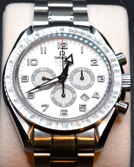 2013 Omega Speedmaster Broad Arrow 44.25MM Silver Dial Steel Bracelet (321.10.44.50.02.001)