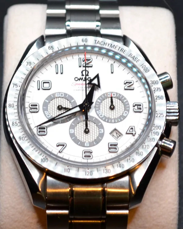 2013 Omega Speedmaster Broad Arrow 44.25MM Silver Dial Steel Bracelet (321.10.44.50.02.001)