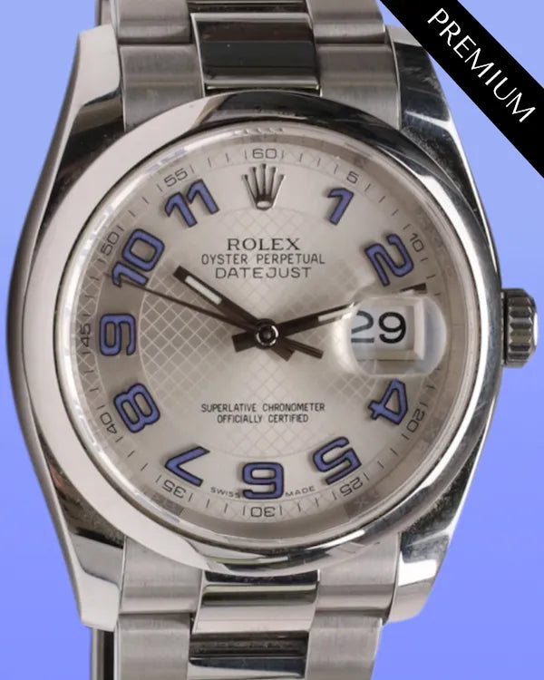 2019 Rolex Datejust 36MM Silver Dial Oyster Bracelet (116200)