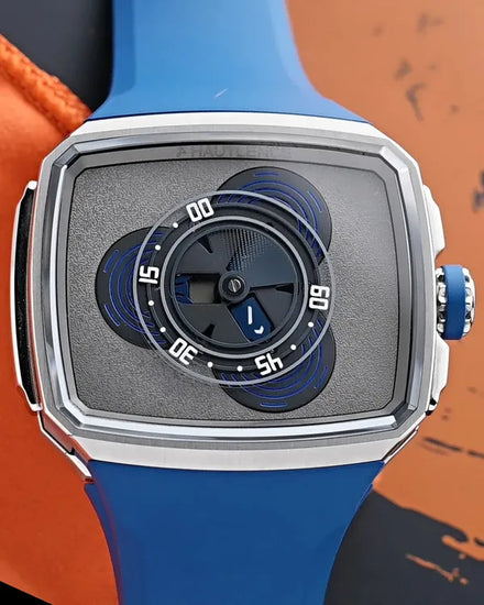 2024 Hautlence Vagabonde Series 4 L.E. 50.8MM Frosted Dial Rubber Strap (AB30-ST00)