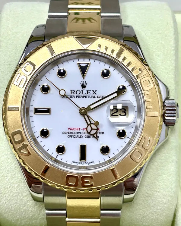 2007 Rolex Yacht-Master 40MM White Dial Two-Tone Oyster Bracelet (16623)