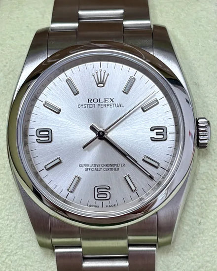 Rolex Oyster Perpetual 36MM Silver Dial Oyster Bracelet (116000)