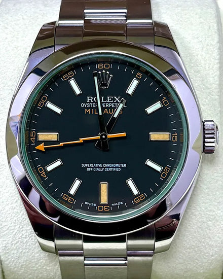 2011 Rolex Milgauss 40MM Black Dial Oyster Bracelet (116400GV)