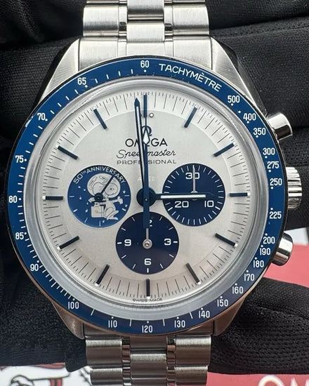 2025 Omega Speedmaster Anniversary Series “Silver Snoopy Award” 42MM Silver Dial Steel Bracelet (310.32.42.50.02.001)