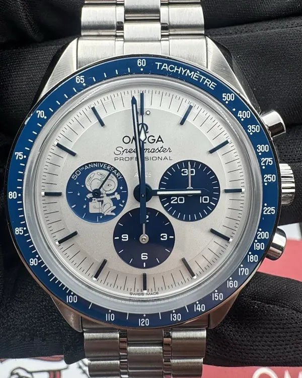 2025 Omega Speedmaster Anniversary Series “Silver Snoopy Award” 42MM Silver Dial Steel Bracelet (310.32.42.50.02.001)