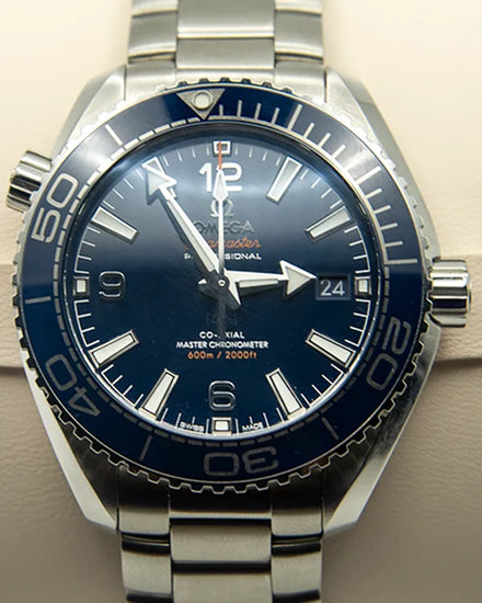 2025 Omega Seamaster Planet Ocean 600M 39.5MM Blue Dial Steel Bracelet (215.30.40.20.03.001)