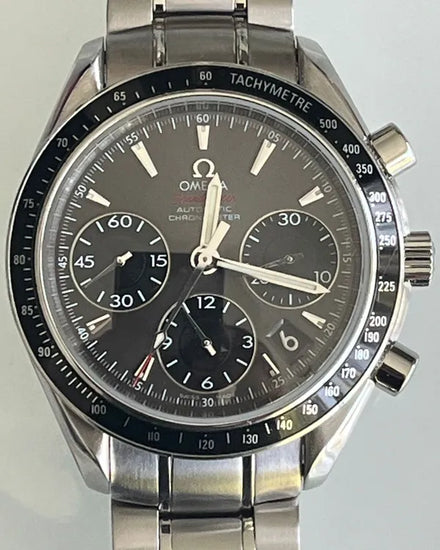 Omega Speedmaster Date 40MM Grey Dial Steel Bracelet (323.30.40.40.06.001)
