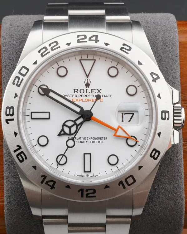 2025 Rolex Explorer II "Polar" 42MM White Dial Oyster Bracelet (226570)
