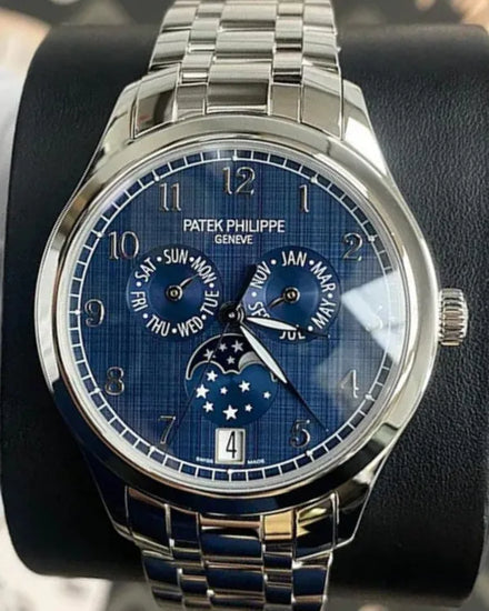 Patek Philippe Annual Calendar 38MM Blue Dial Steel Bracelet (4947/1A)