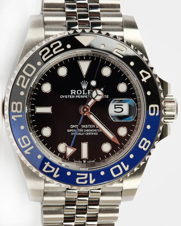 2022 Rolex GMT-Master II "Batgirl" 40MM Black Dial Jubilee Bracelet (126710BLNR)