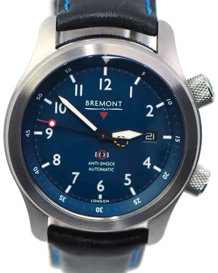 2024 Bremont MB 43MM Blue Dial Leather Strap (MBII-SS-BL-C-B-P-13R)