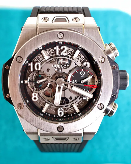 2021 Hublot Big Bang Unico 42MM Skeleton Dial Rubber Strap (441.NX.1170.RX)