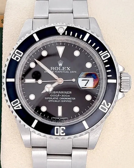 2010 Rolex Submariner Date 40MM Black Dial Oyster Bracelet (116610)