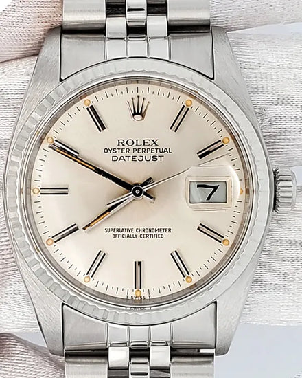 Rolex Datejust 36MM Silver Dial Jubilee Bracelet (16014)